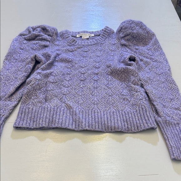 Veronica Beard Nova Puff-Sleeve Sweater Size Medium - Picture 4 of 14